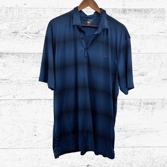 Greg Norman Collection Navy Polo Shirt - Picture 1 of 3